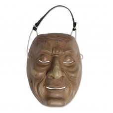 Wood Drama Mask Sculpture Indonesian Hand Carved &apos;Anger&apos; NOVICA Bali    382524354617